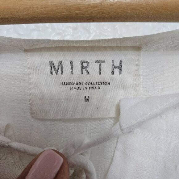 Mirth Sonoma dress box weave  in white - Picture 4 of 10